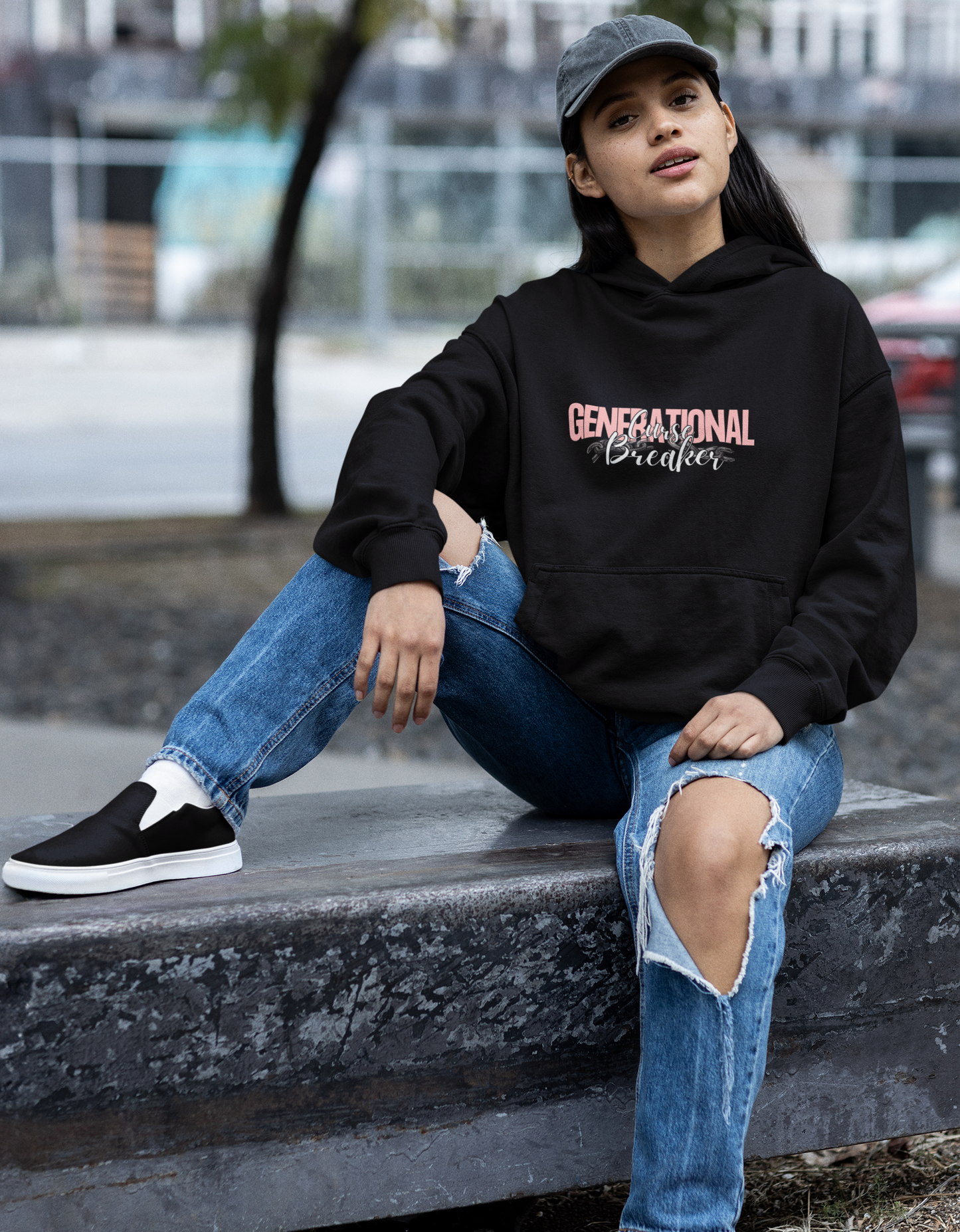 Generational Curse Breaker Hoodie – Empowering Christian Sweatshirt  | Spiritual Healing, Faith-Based Fashion, Bold Statement Apparel