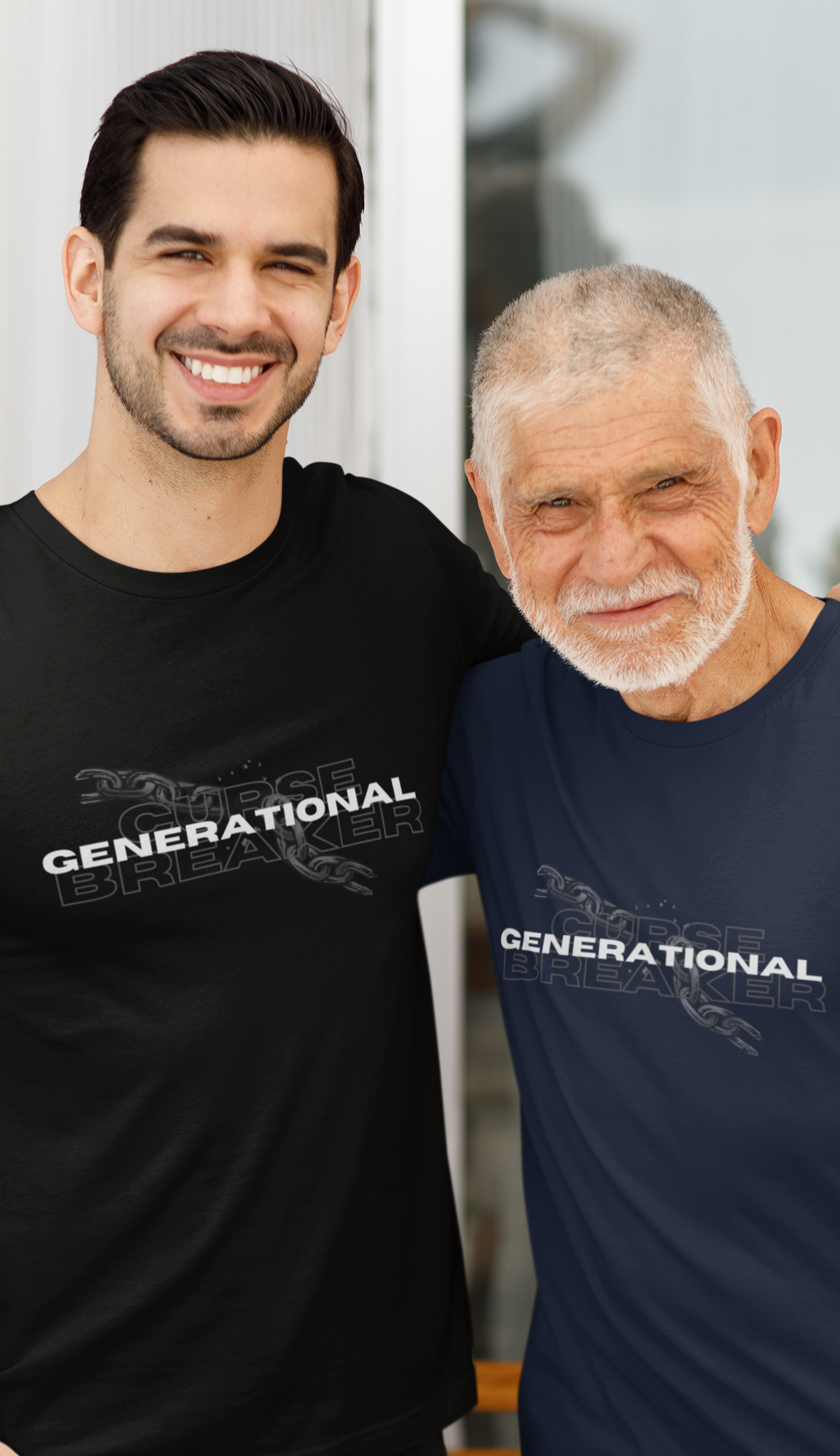 Generational Curse Breaker T-Shirt – Bold Christian Men’s Tee | Break the Chain, Faith-Based Graphic Shirt, Legacy Shifter Apparel